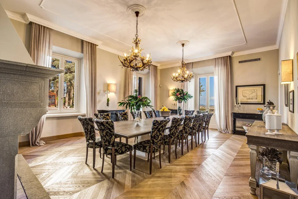Sala da pranzo Villa Mussio