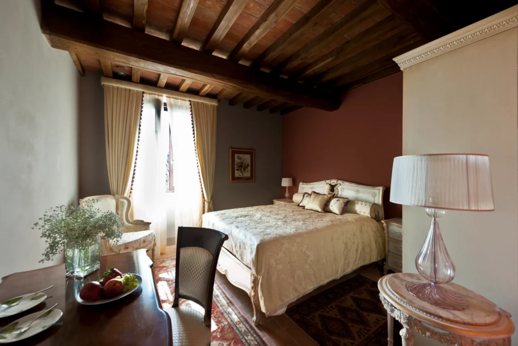 camera da letto Villa Armena, Buonconvento