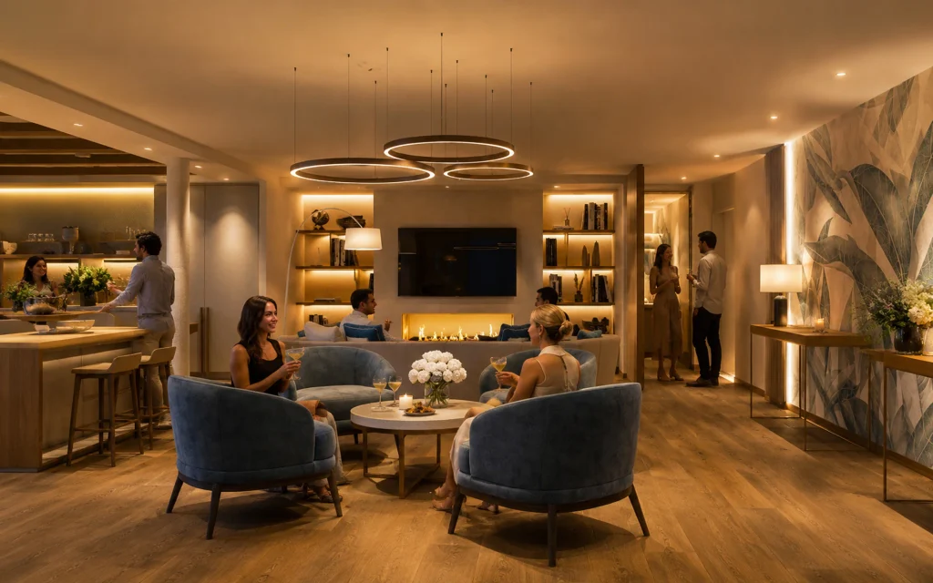 Rendering Mariana Plage zona comune