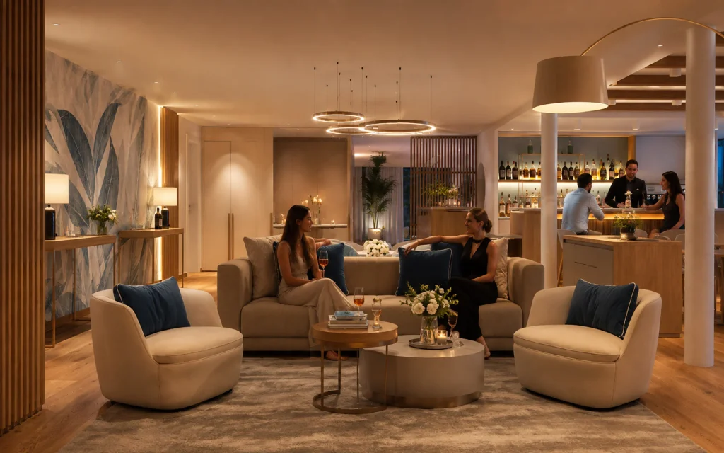 Rendering Mariana Plage zona comune