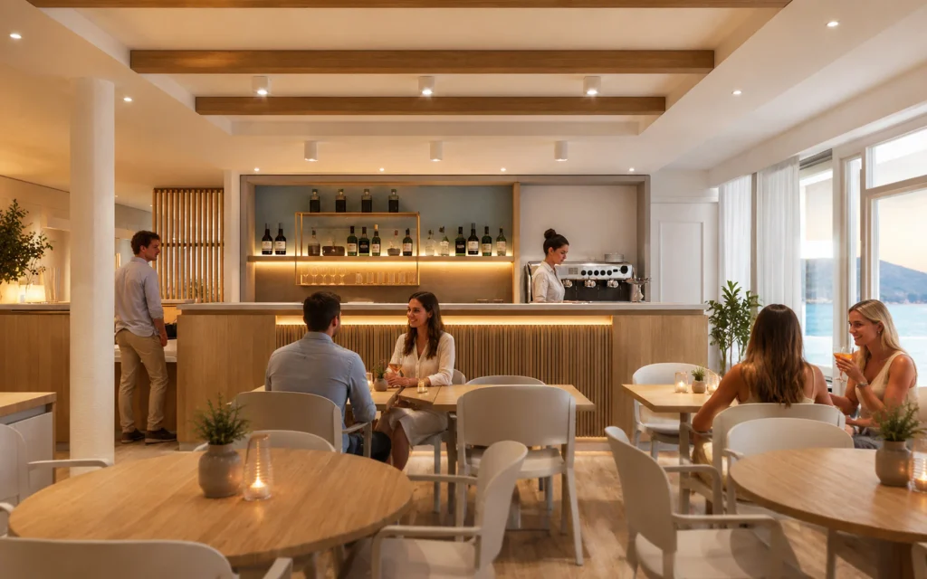 Rendering Mariana Plage zona pranzo